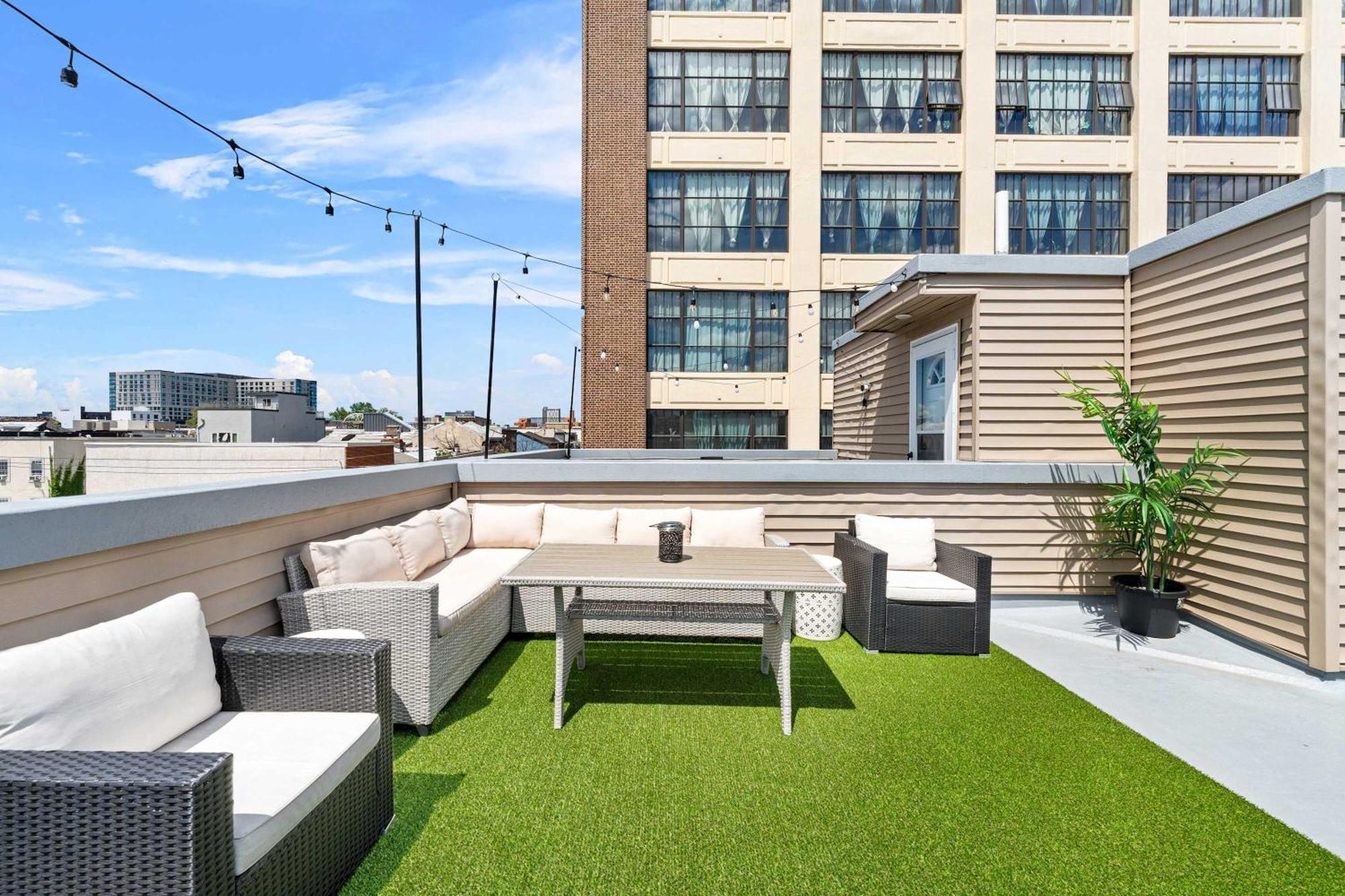 Brand New Dbl Unit Roofdeck Outdoor Patio Filadélfia Exterior foto