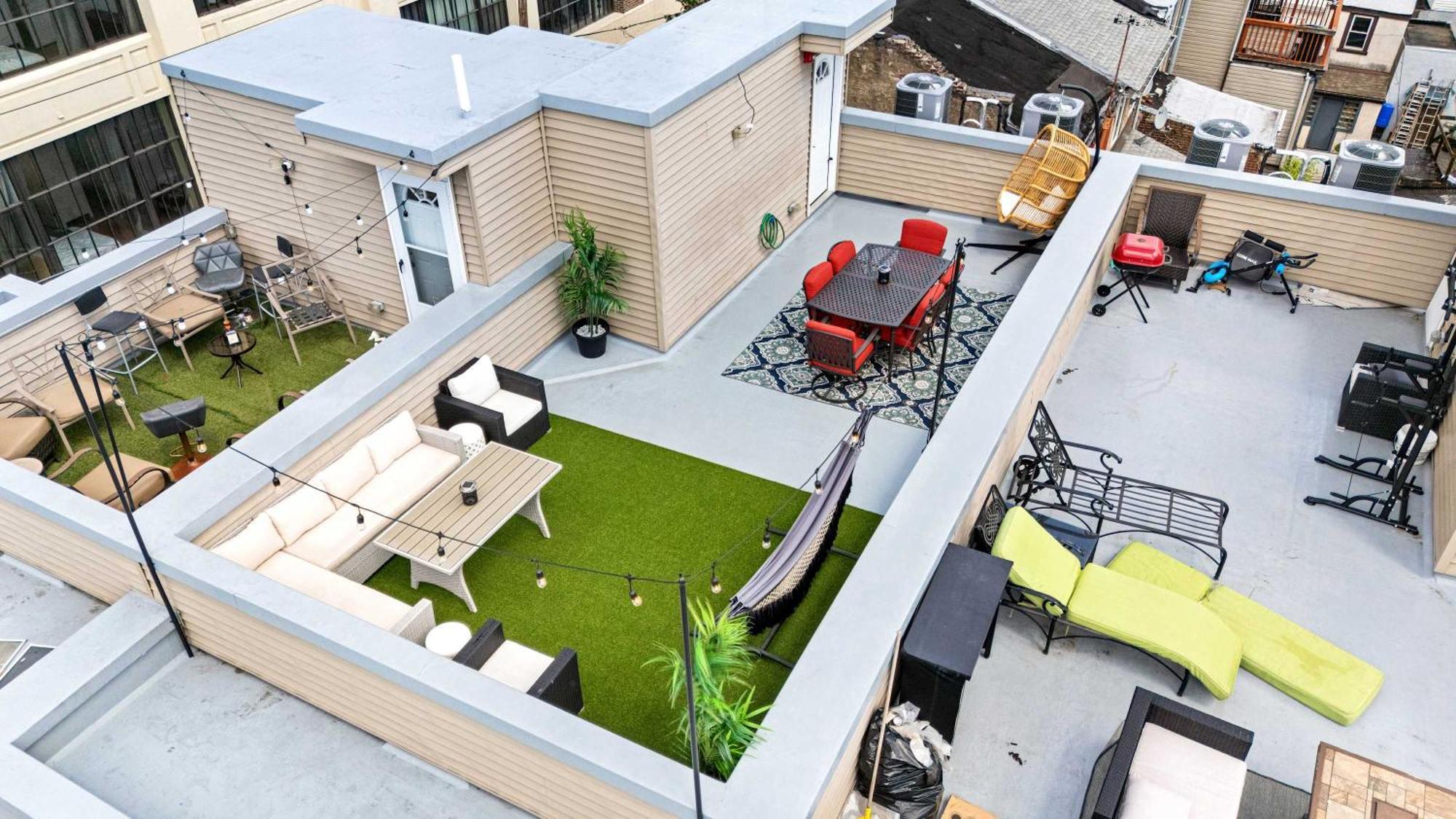 Brand New Dbl Unit Roofdeck Outdoor Patio Filadélfia Exterior foto