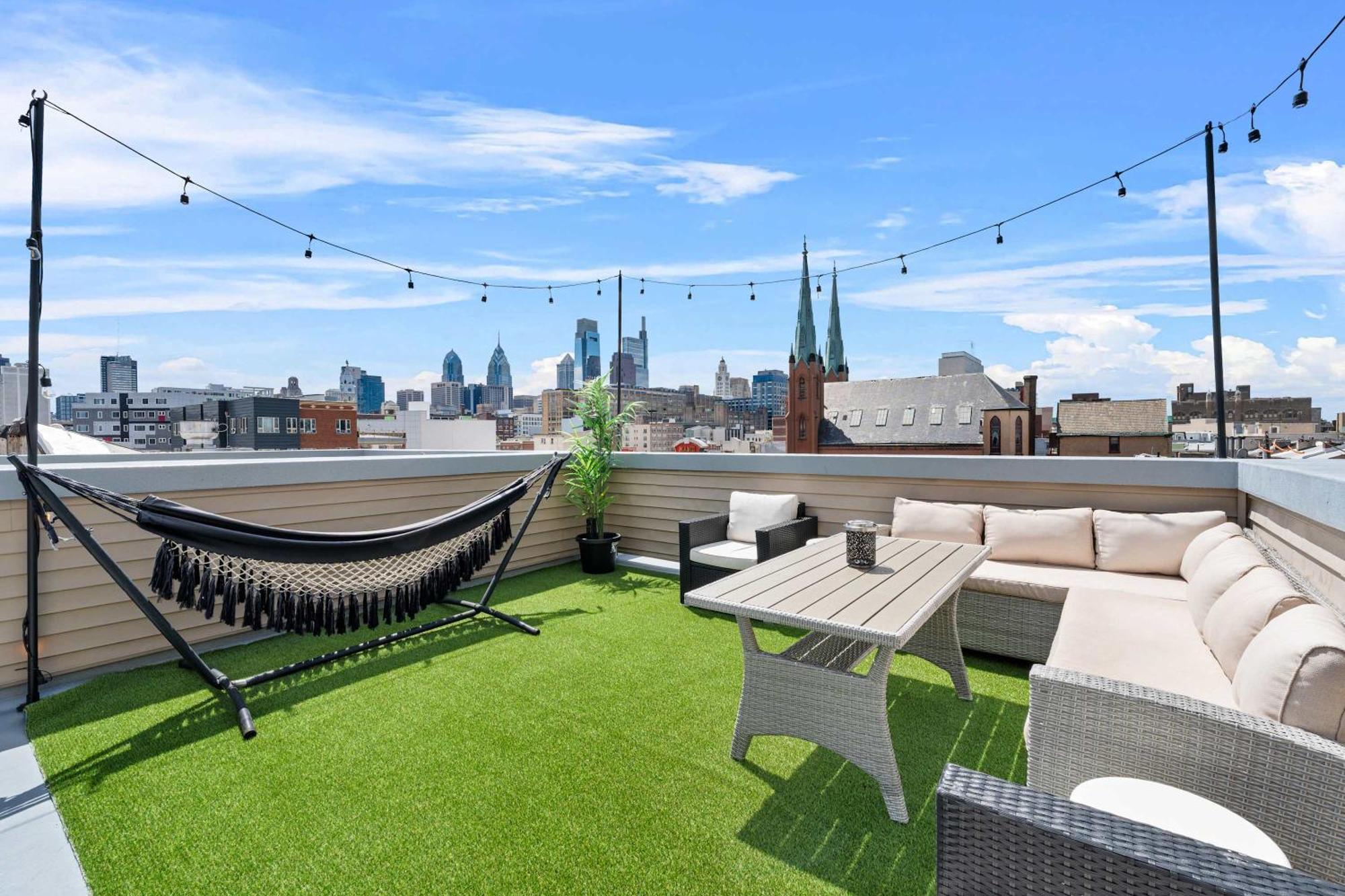 Brand New Dbl Unit Roofdeck Outdoor Patio Filadélfia Exterior foto