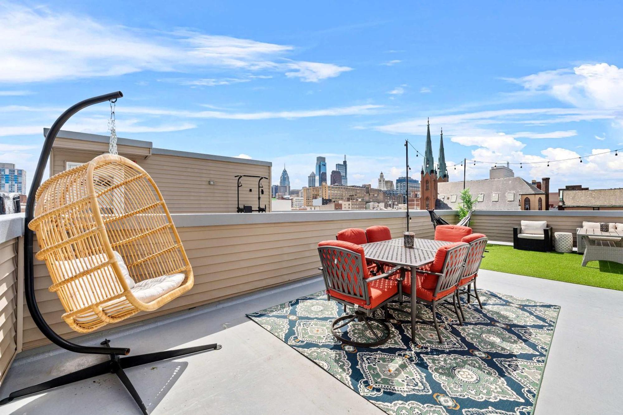 Brand New Dbl Unit Roofdeck Outdoor Patio Filadélfia Exterior foto